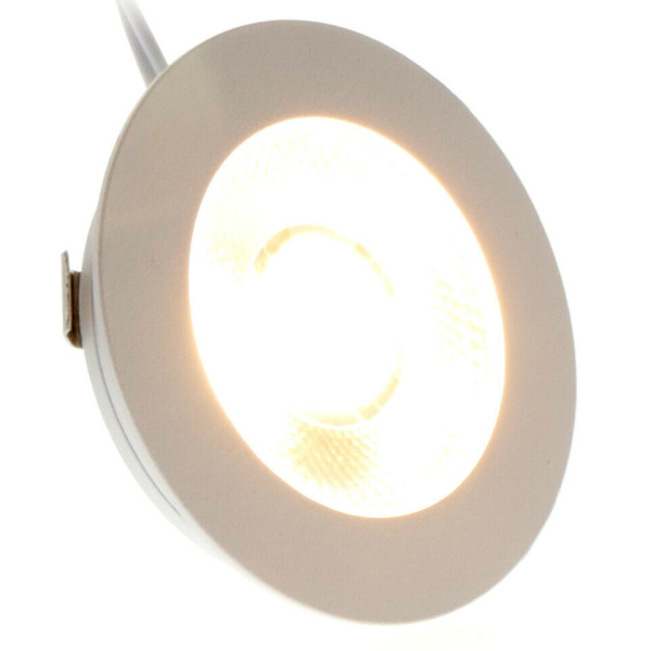 EcoDim Meubelspot Wit Rond 3W Warmwit IP54-29080