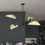 Ledl Lotus 4 Hanglamp Wit/Goud-29306