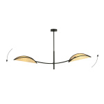 Ledl LOTUS 2 Hanglamp Zwart / Rotan-29374
