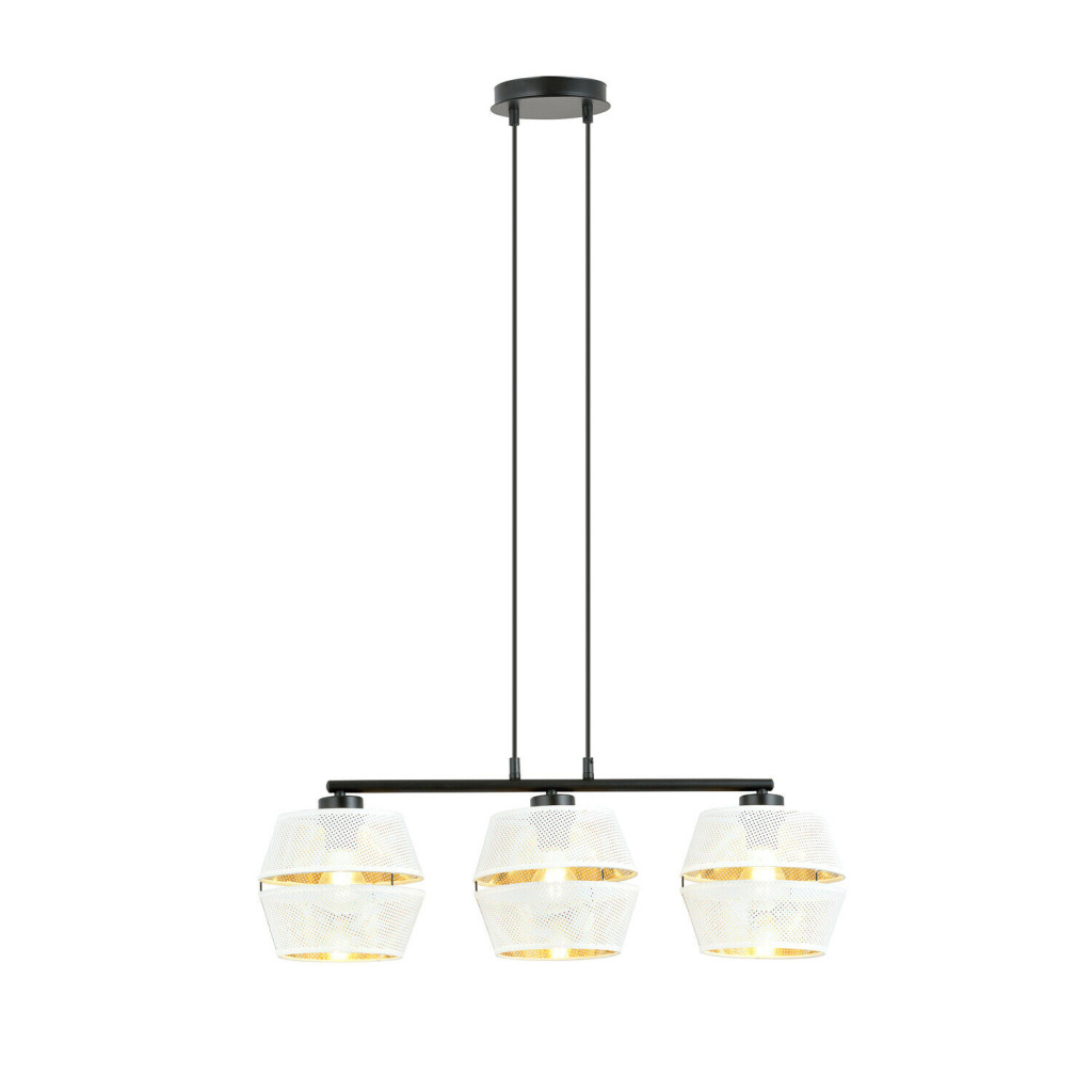 Ledl PIANO 3 Hanglamp Wit / Goud-0