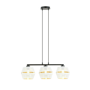 Ledl PIANO 3 Hanglamp Wit / Goud-0