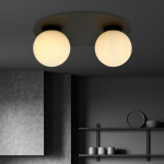 Ledl SOLAR 2 Plafondlampen Zwart / Opaal-29616