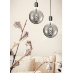 SPL E27 Globe G125 5W Flame Smoke Dimbaar-29630