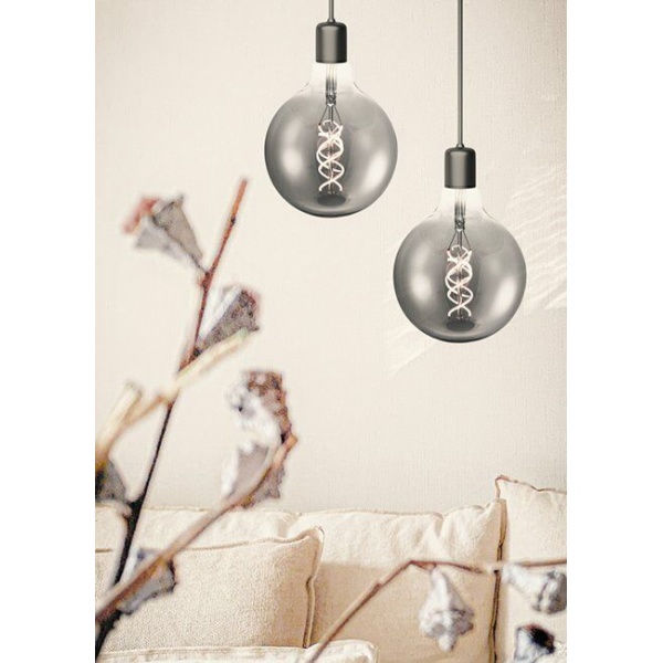 SPL E27 Globe G125 5W Flame Smoke Dimbaar-29630