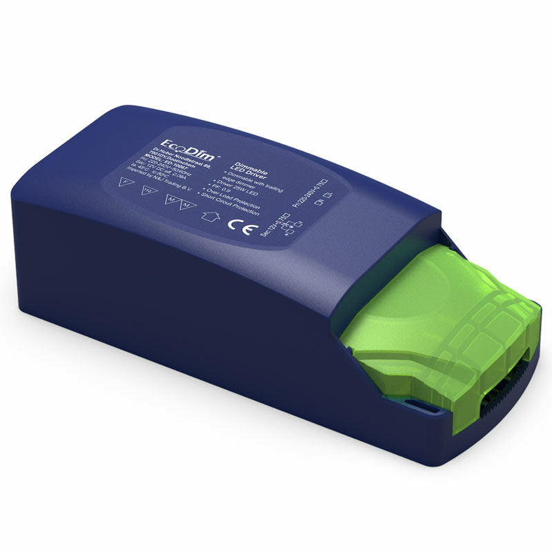 EcoDim LED Driver/Trafo 12V DC Dimbaar 0-25W-29674 EcoDim LED Driver/Trafo 12V DC Dimbaar 0-25W-29674