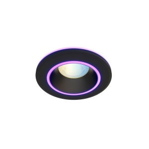 Calex Smart Halo Inbouwspot Zwart 6,5W RGB Lichtkleur aanpasbaar-0
