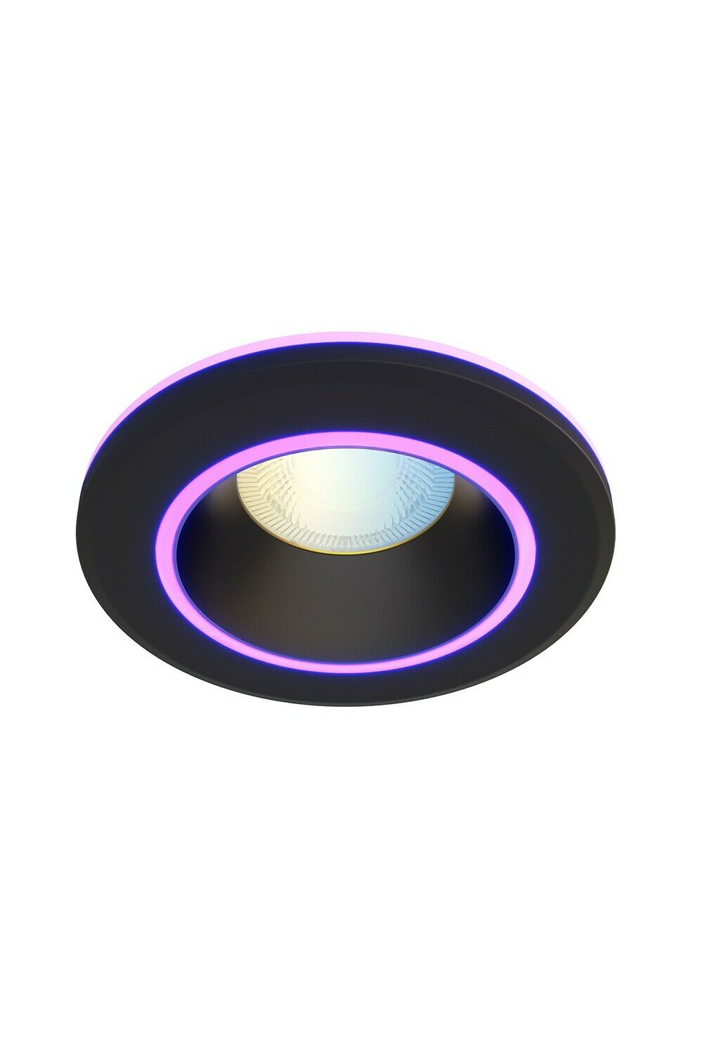 Calex Smart Halo Inbouwspot Zwart 6,5W RGB Lichtkleur aanpasbaar-0 Calex Smart Halo Inbouwspot Zwart 6,5W RGB Lichtkleur aanpasbaar-0