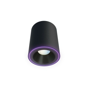 Calex Smart Halo Opbouwspot Zwart 6,5W RGB Lichtkleur aanpasbaar -0