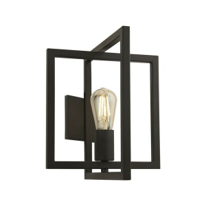 Searchlight PLAZA Wandlamp Zwart