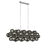 Searchlight BERRY Hanglamp 25 Lichts Chroom Smoke