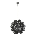 Searchlight BERRY Hanglamp 27 Lichts Chroom Smoke-29919