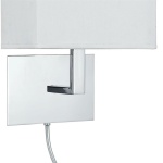 Searchlight HOTEL Slaapkamer Wandlamp met Leeslamp Chroom-30039