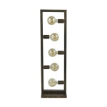 Searchlight OBLONG Vloerlamp 5 Lichts Rustiek Bruin uit