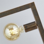Searchlight OBLONG Vloerlamp 5 Lichts Rustiek Bruin Detail