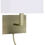 Searchlight HOTEL Slaapkamer Wandlamp met Leeslamp Goud Detail