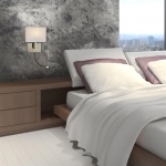 Searchlight HOTEL Slaapkamer Wandlamp met Leeslamp Goud Sfeer