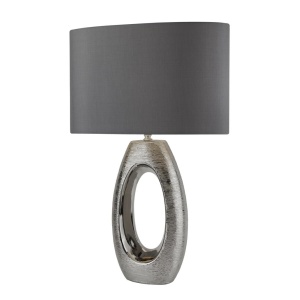 Searchlight ARTISAN Tafellamp Keramisch Chroom