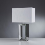 Searchlight MIRROR Tafellamp Gespiegeld Wit-30060