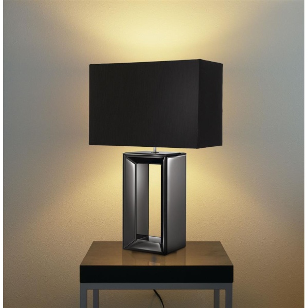 Searchlight MIRROR Tafellamp Marmer Zwart Sfeer Searchlight MIRROR Tafellamp Marmer Zwart Sfeer