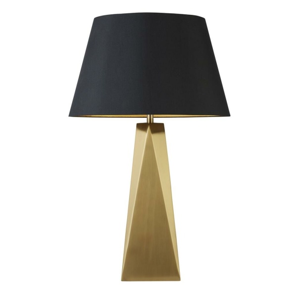 Searchlight MALDON Tafellamp Zwart Goud