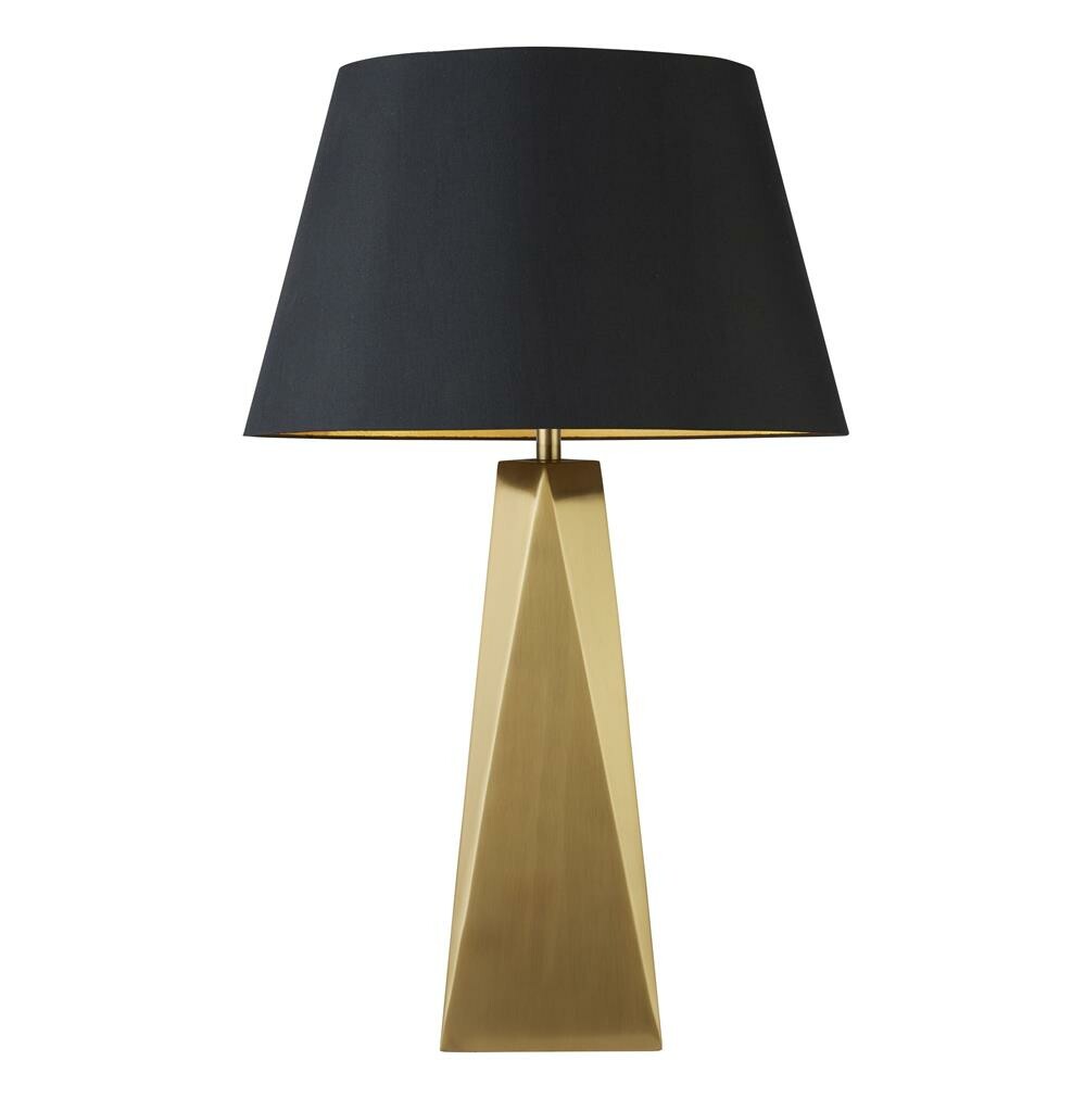 Searchlight MALDON Tafellamp Zwart Goud Searchlight MALDON Tafellamp Zwart Goud