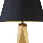 Searchlight MALDON Tafellamp Zwart Goud detail