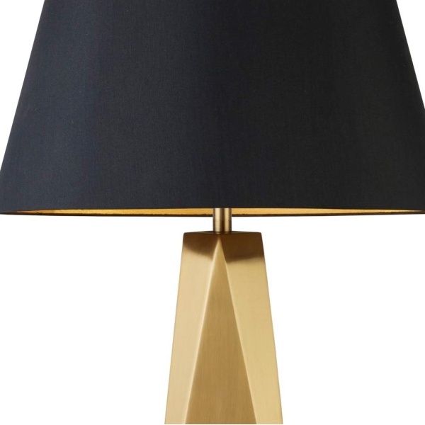 Searchlight MALDON Tafellamp Zwart Goud detail Searchlight MALDON Tafellamp Zwart Goud detail