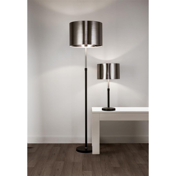 Searchlight RACHEL Vloerlamp Zwart Metaal-30102 Searchlight RACHEL Vloerlamp Zwart Metaal-30102