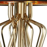 Searchlight ETHAN Luxe Tafellamp Goud Zwart Detail