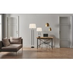 Searchlight JAZZ Tafellamp Satijn Zilver-30217