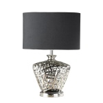 Searchlight NETWORK Tafellamp Chroom Zwart