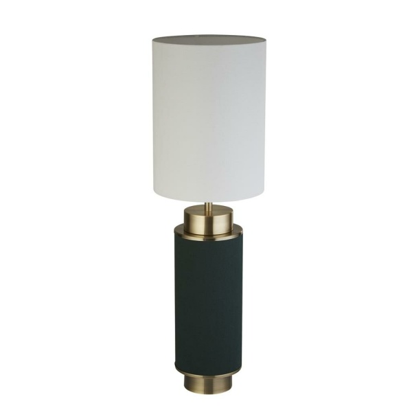 Searchlight FLASK Tafellamp Donker Groen Wit-30085 Searchlight FLASK Tafellamp Donker Groen Wit-30085