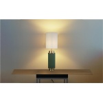Searchlight FLASK Tafellamp Donker Groen Wit-30087
