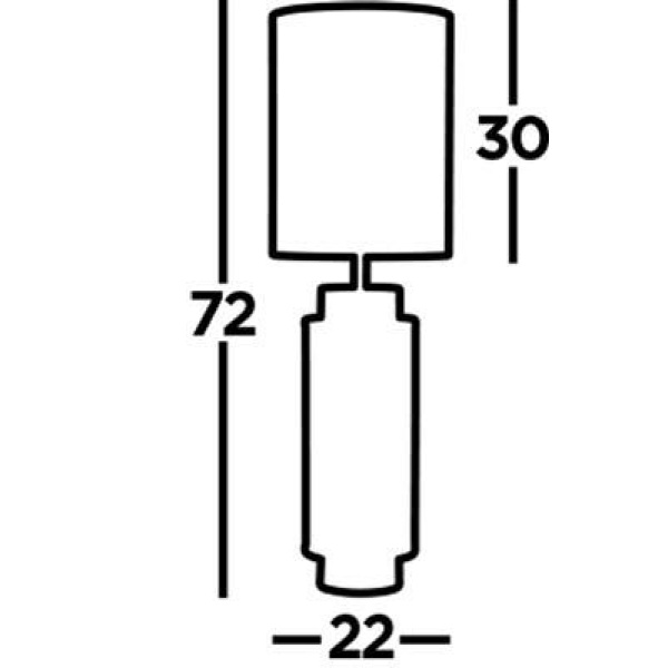Searchlight FLASK Tafellamp Donker Groen Wit-30088 Searchlight FLASK Tafellamp Donker Groen Wit-30088