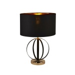 Searchlight HAZEL Tafellamp Zwart Goud