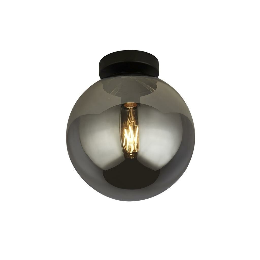 Searchlight AMSTERDAM Plafondlamp Smoke Zwart
