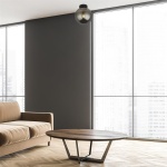 Searchlight AMSTERDAM Plafondlamp Smoke Zwart-30350