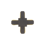 Ledl Trackrails X-Vorm Koppelstuk 1 Fase Zwart-30434