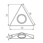 Kanlux Zepo Afmetingen