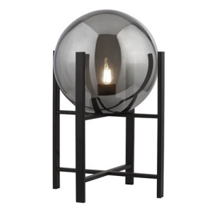 Searchlight AMSTERDAM Tafellamp Smoke Zwart