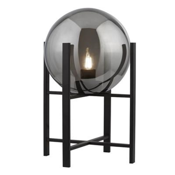Searchlight AMSTERDAM Tafellamp Smoke Zwart