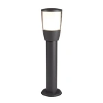 Grijze tuinsokkel 45 cm met matglas kap van Searchlight