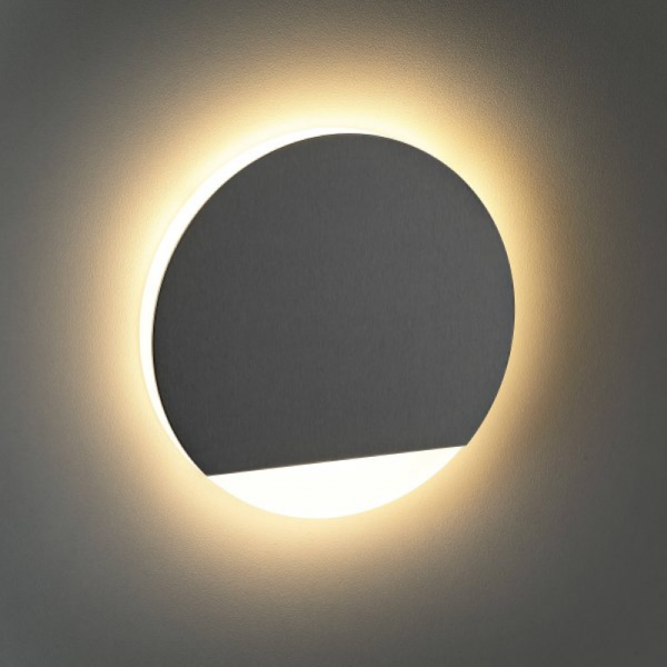 Ledl Opzetstuk Trapverlichting Rond Aluminium 360 Graden + Onder-30536