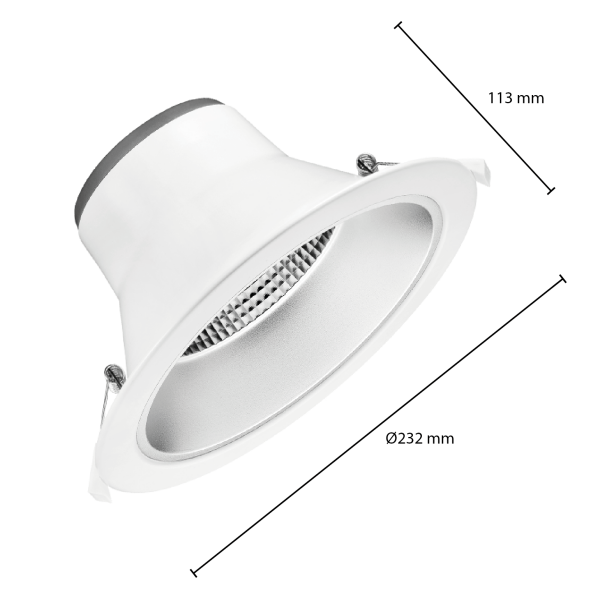 Ledl SIA Downlight 15W CCT Ø195 Wit-30798 Ledl SIA Downlight 15W CCT Ø195 Wit-30798