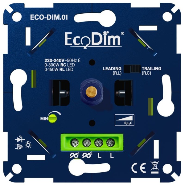 LED Dimmer Inbouw 0-300W - EcoDim