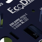 LED dimmer inbouw EcoDim zwart met specificaties 220-240V 0-500W
