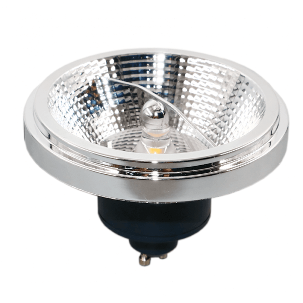 Ledl GU10 AR111 Spot 12W Warmwit Zwart 45° Dimbaar