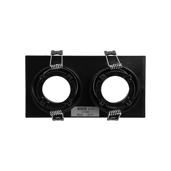 Ledl GREIP DUO Inbouwspot Zwart Kantelbaar-30918