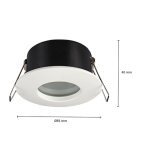 Ledl MUND Inbouwspot Rond Wit IP65-30937