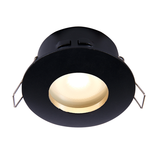 Ledl MUND Inbouwspot Rond Zwart IP65